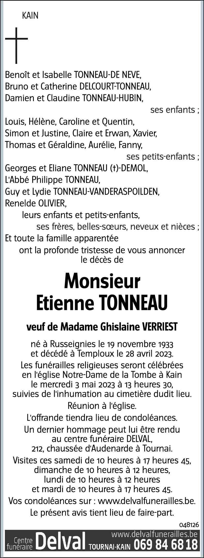 Etienne TONNEAU