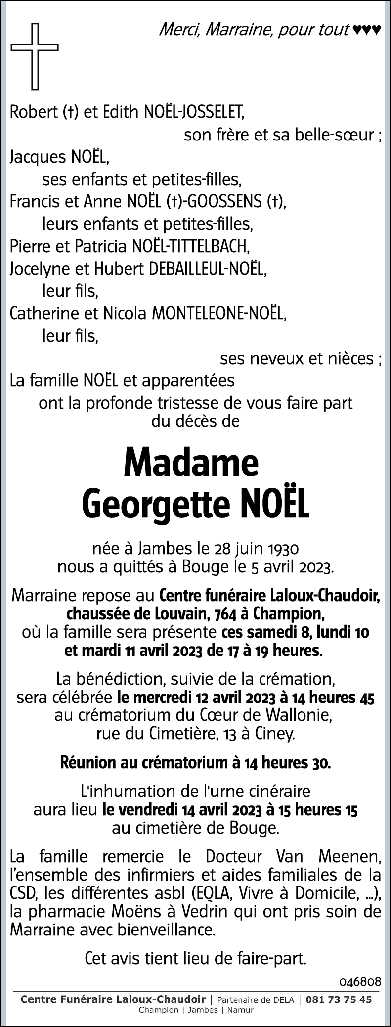 Georgette NOËL