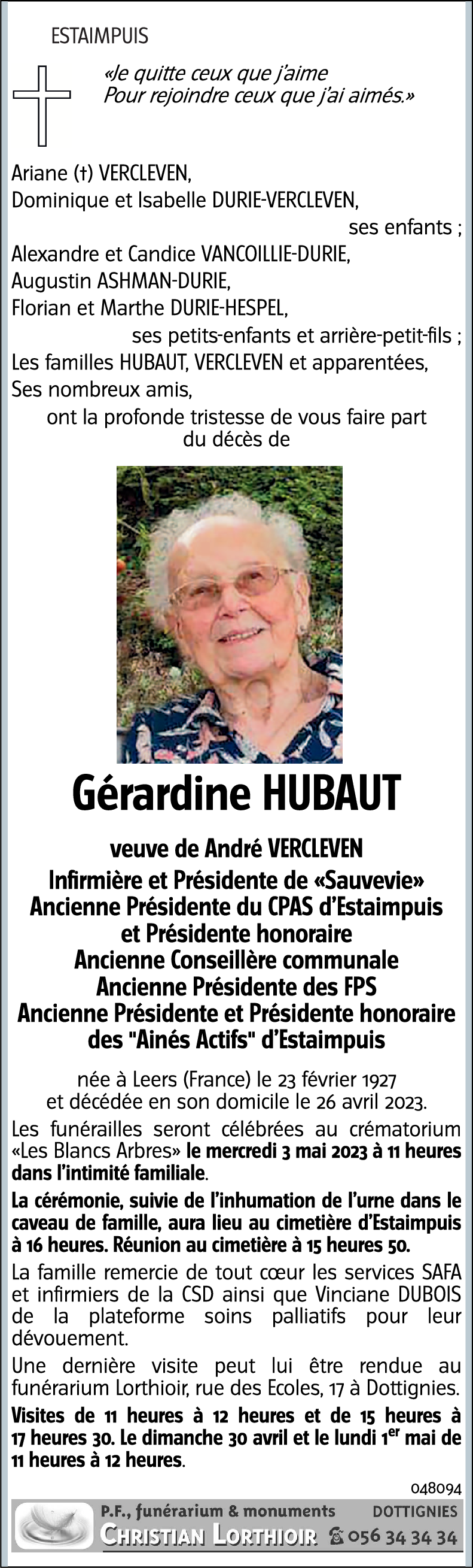 Gérardine Hubaut