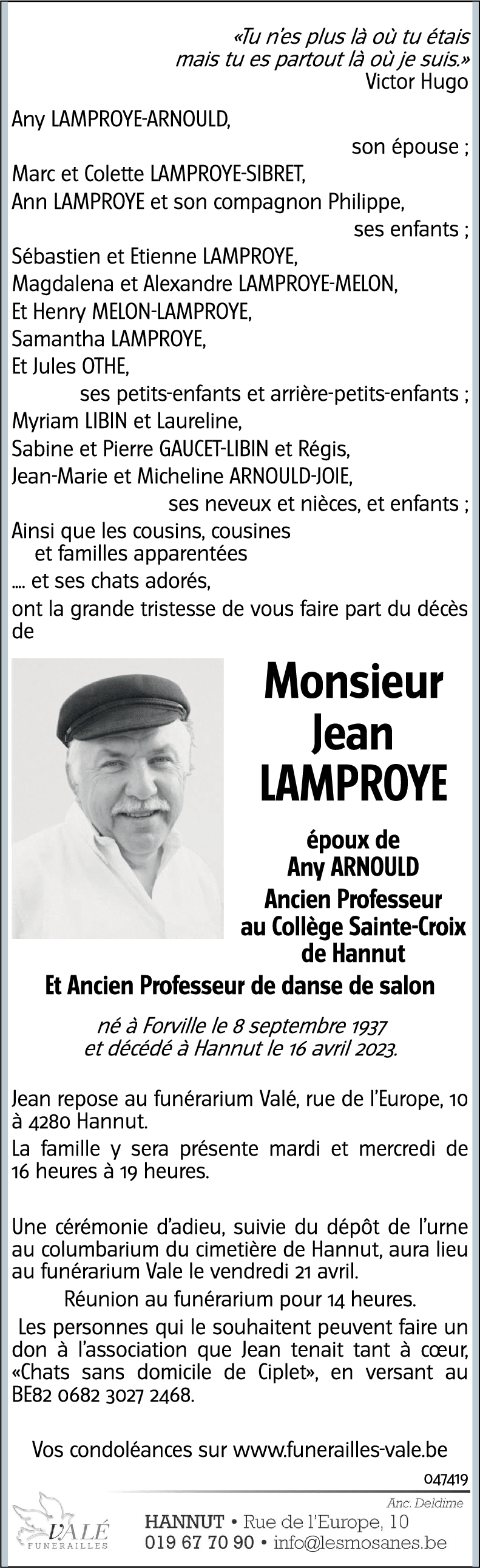 Jean LAMPROYE