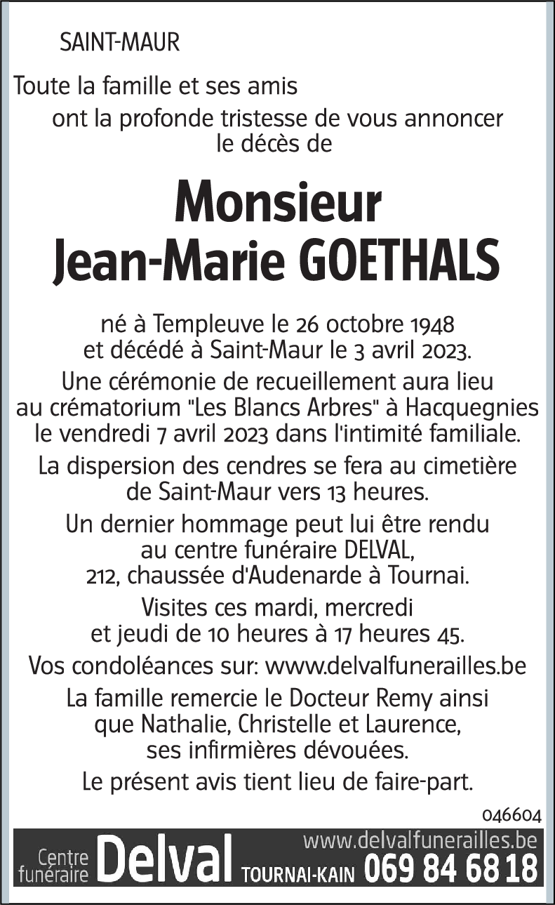 Jean-Marie GOETHALS
