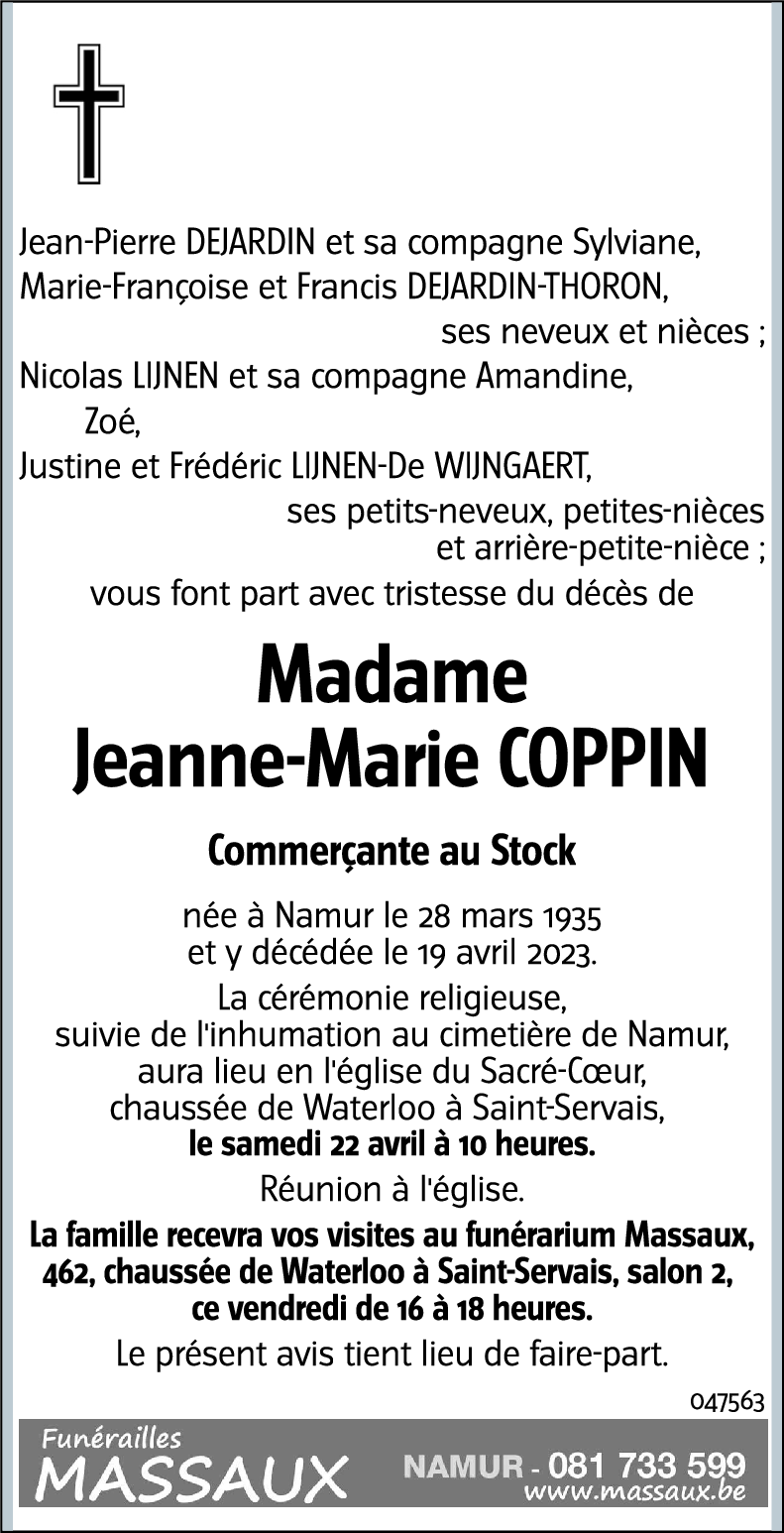 Jeanne-Marie COPPIN