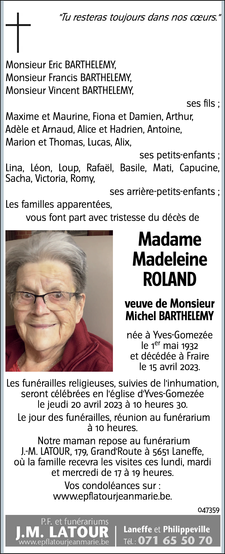 Madeleine ROLAND