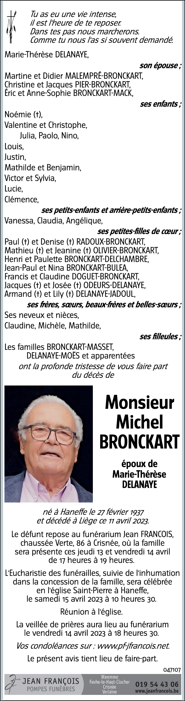 Michel BRONCKART