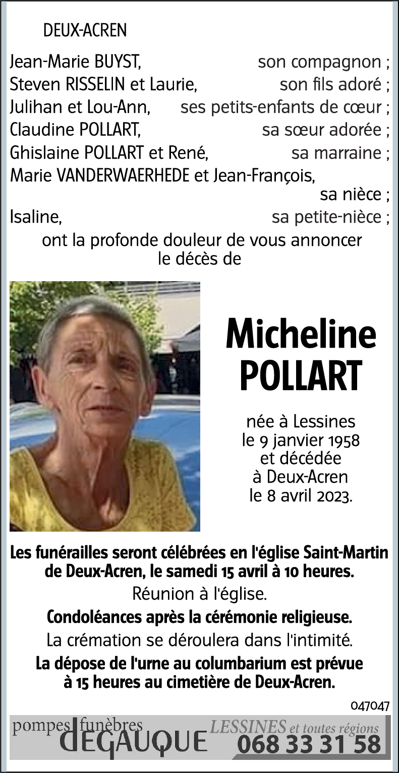 Micheline POLLART