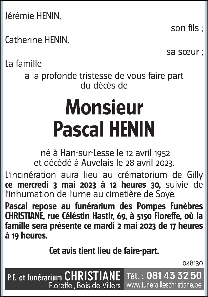 Pascal HENIN