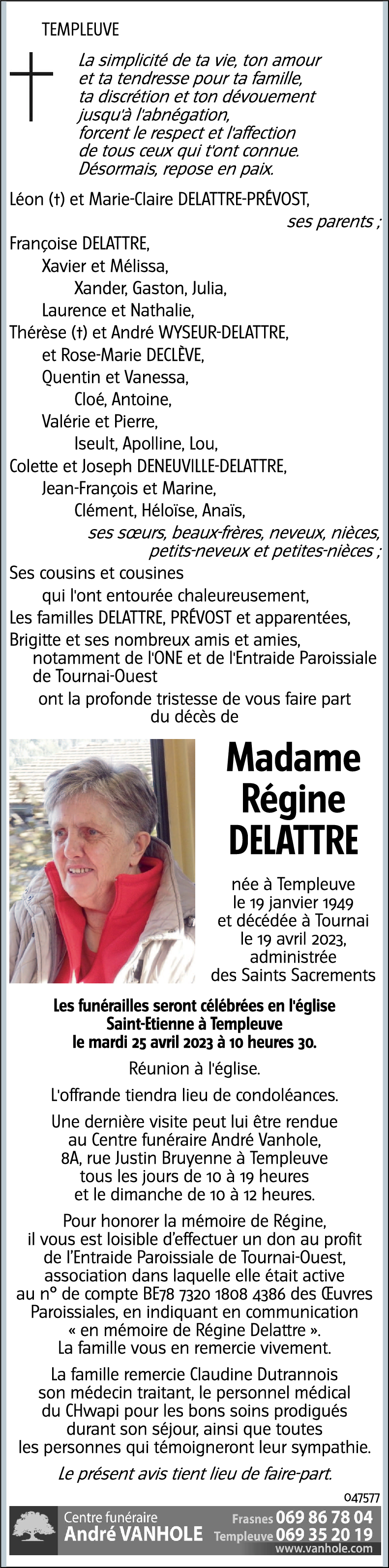 Régine DELATTRE