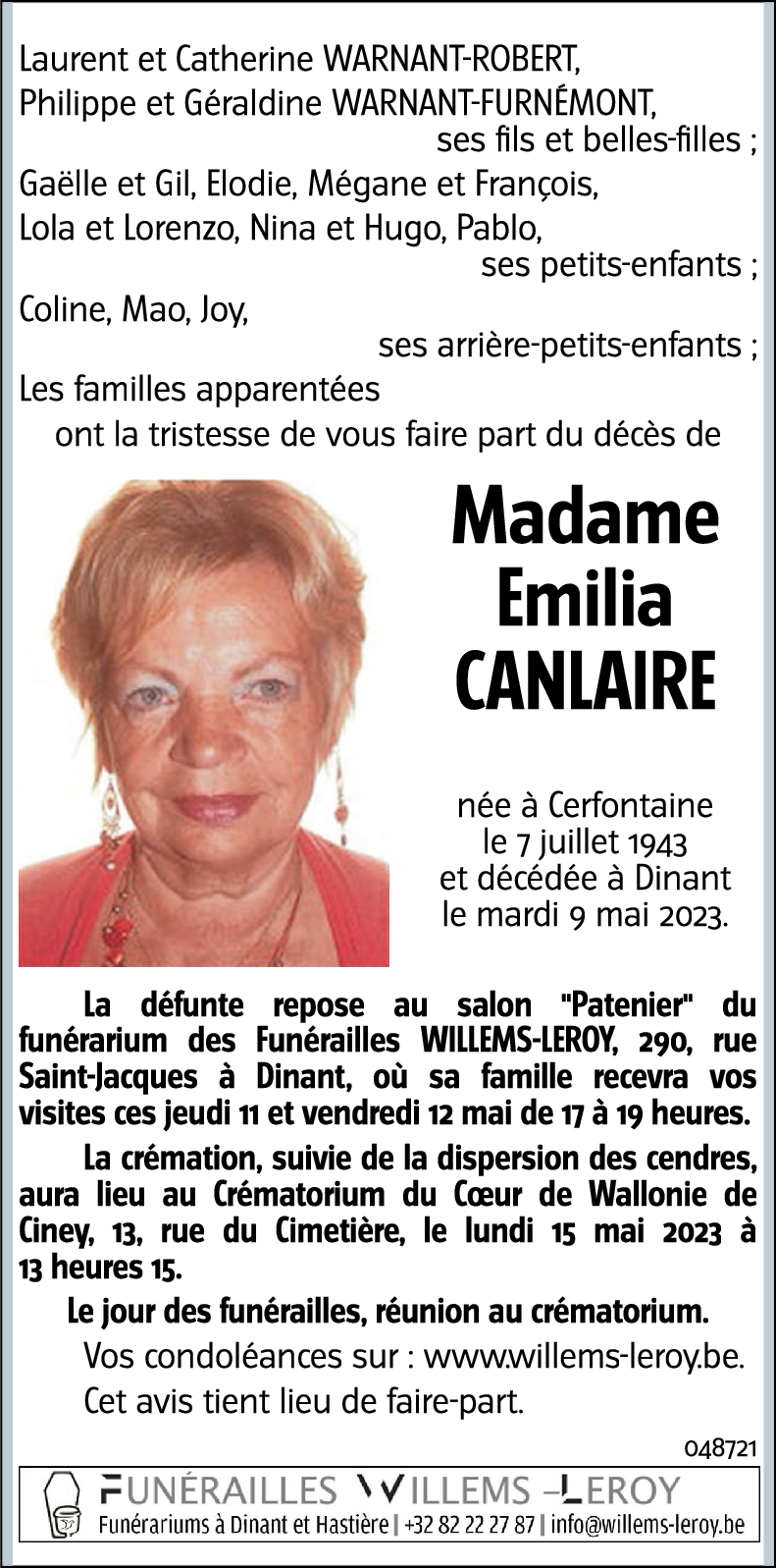 Emilia CANLAIRE