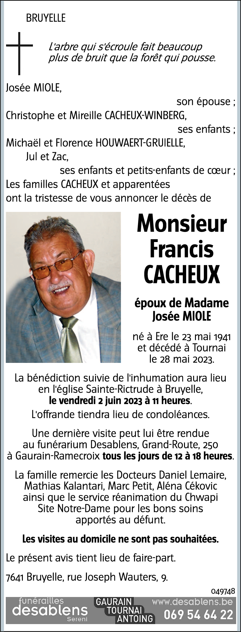 Francis CACHEUX