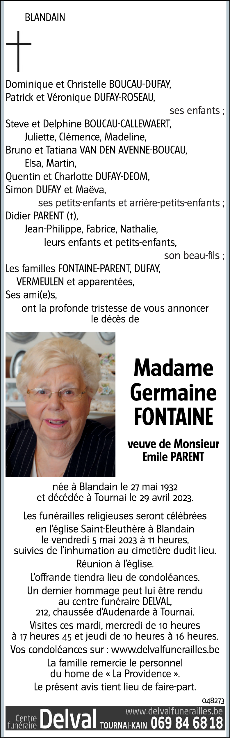 Germaine FONTAINE