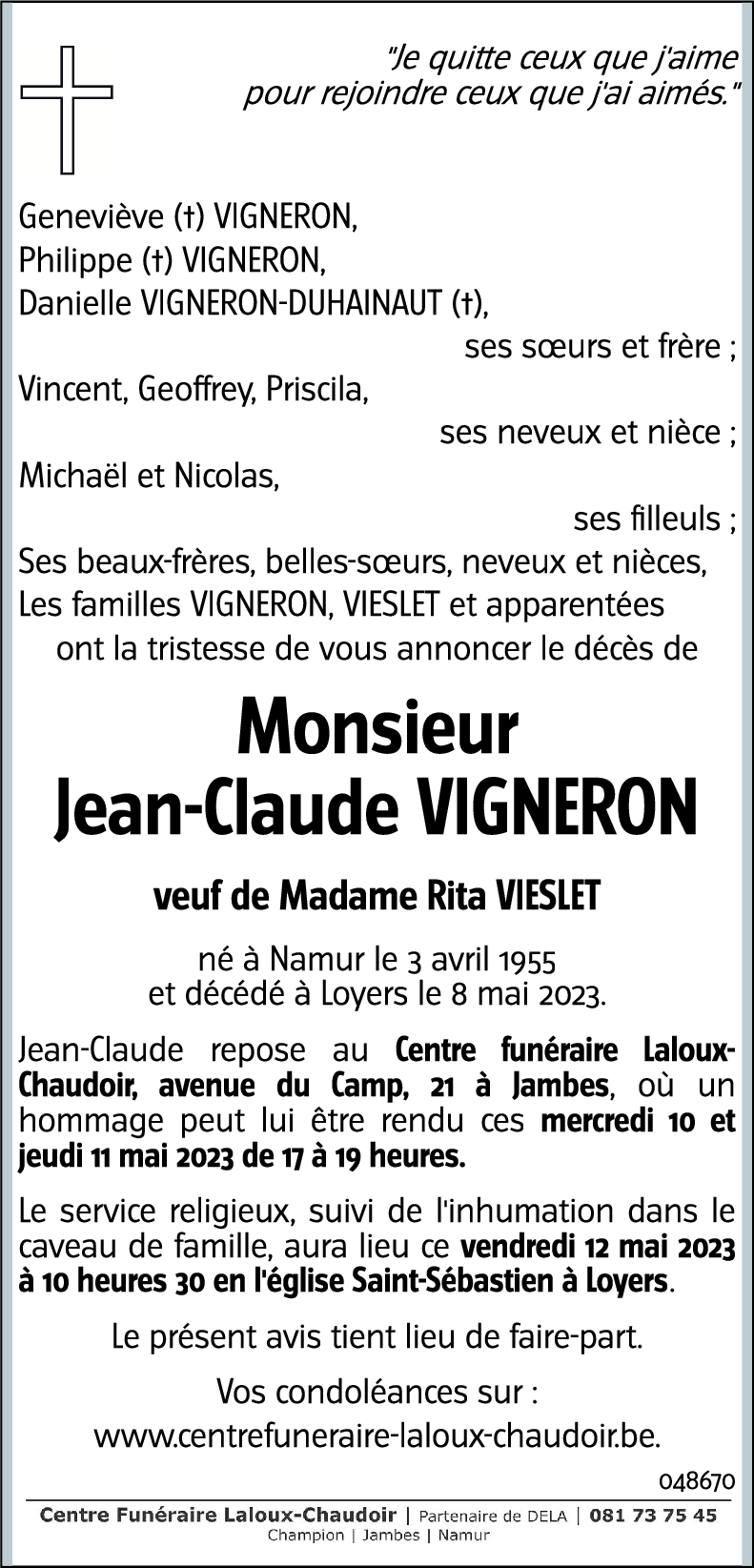 Jean-Claude VIGNERON