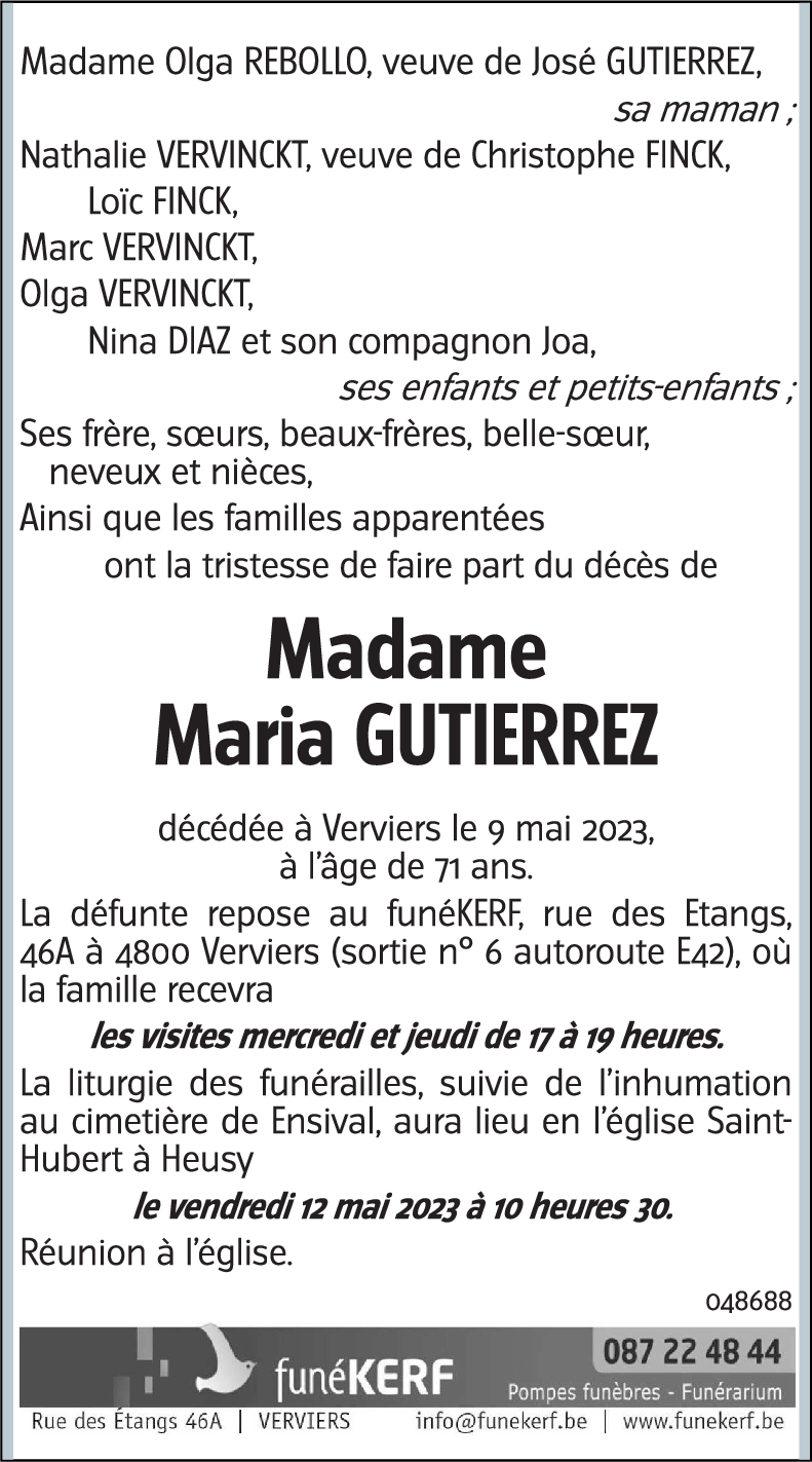 Maria GUTIERREZ