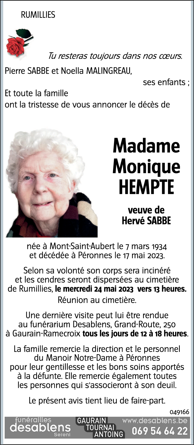 Monique HEMPTE