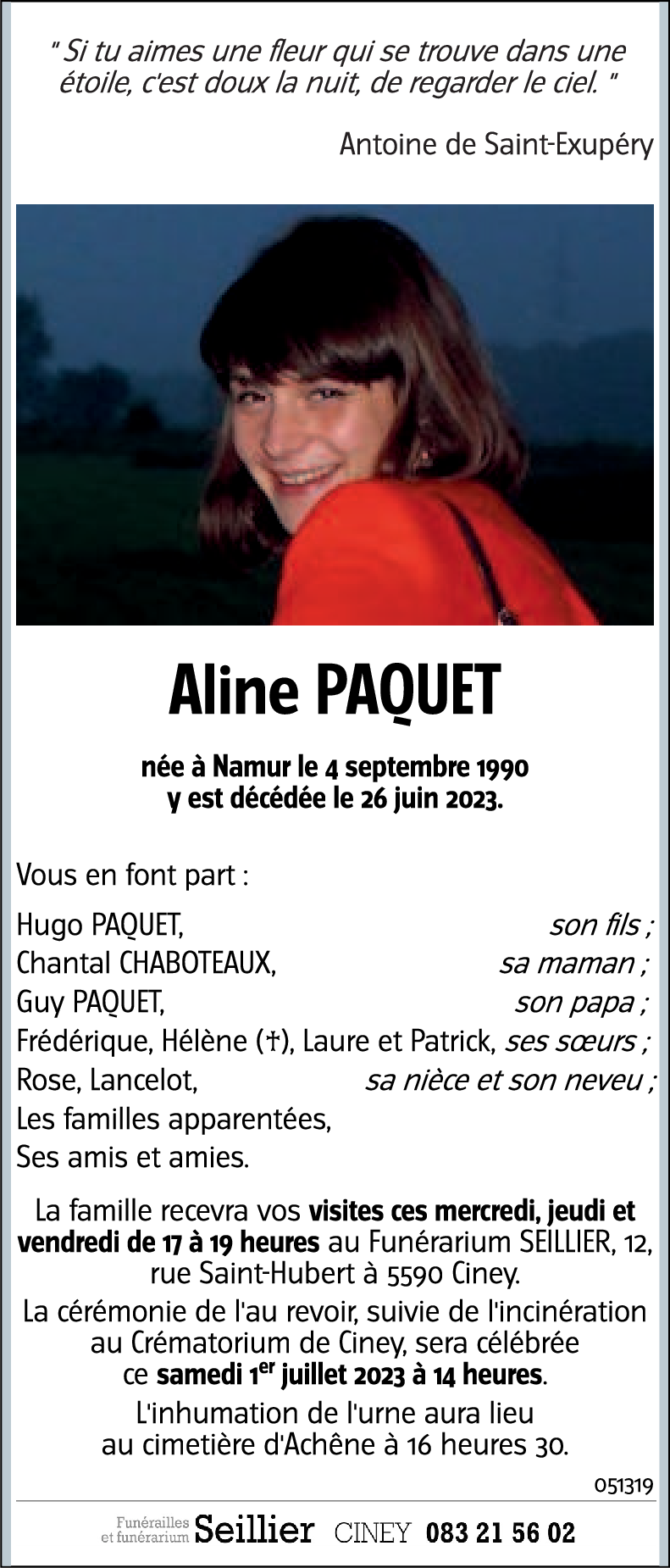 Aline PAQUET