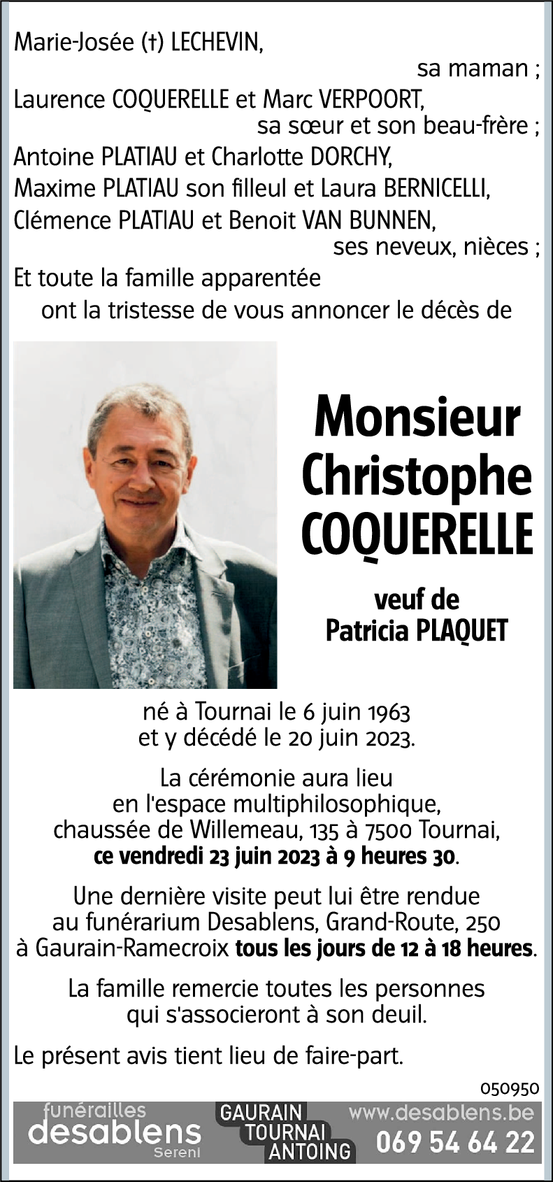 Christophe COQUERELLE