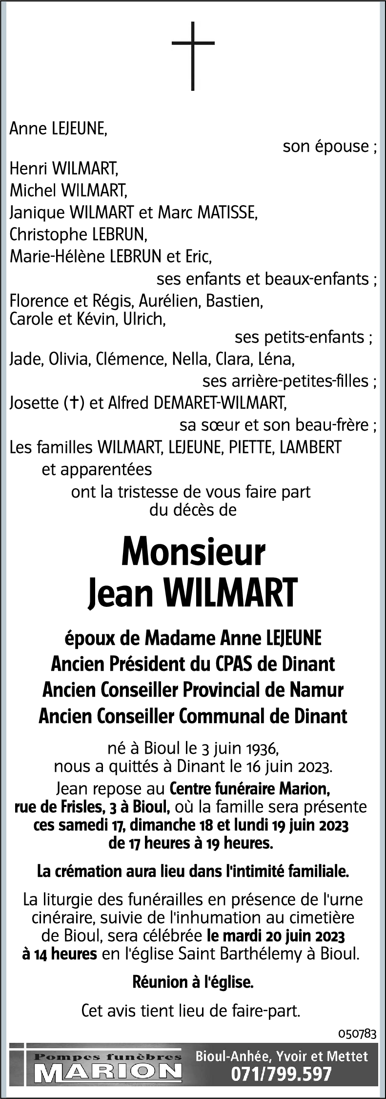 Jean WILMART