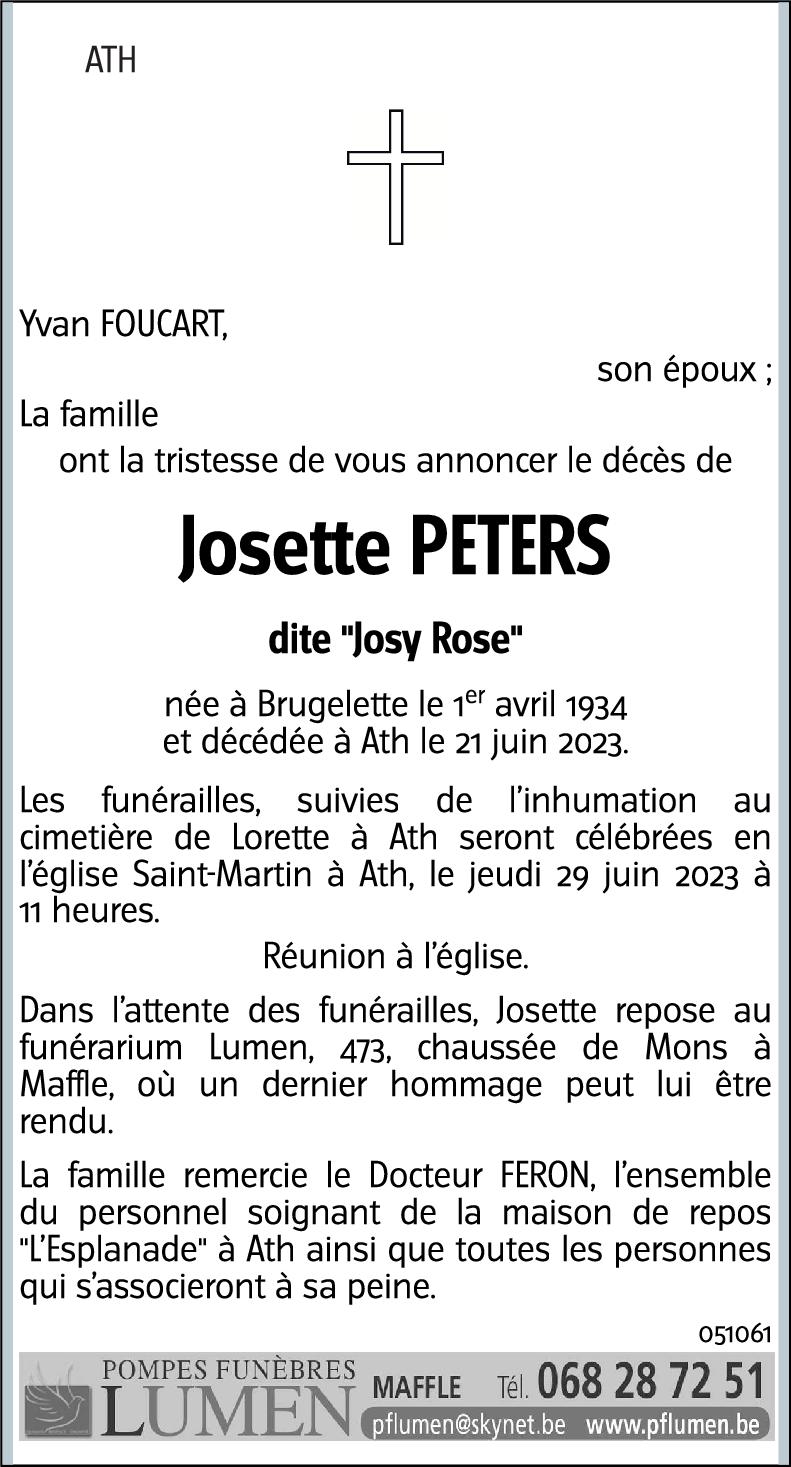 Josette PETERS