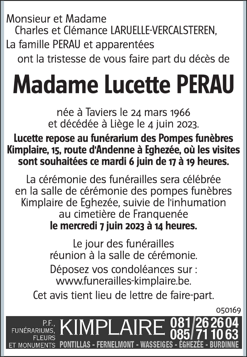 Lucette PERAU