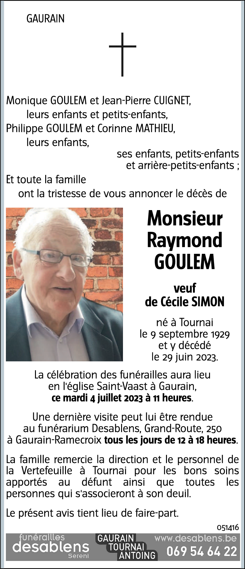 Raymond GOULEM