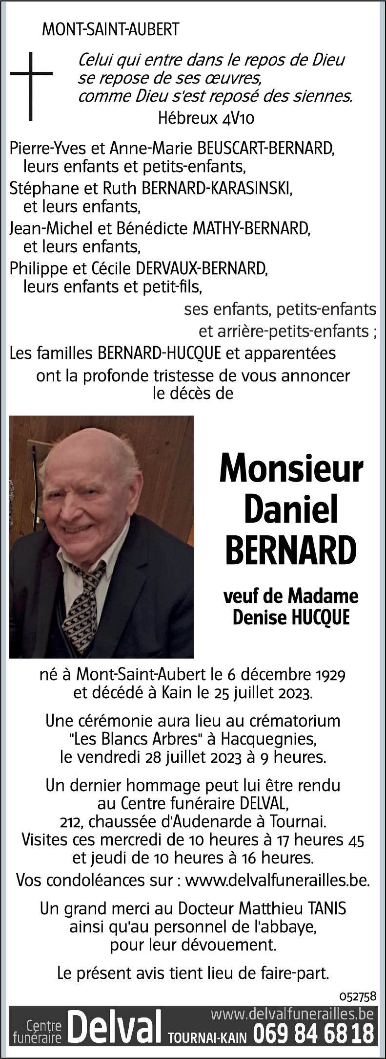 Daniel BERNARD