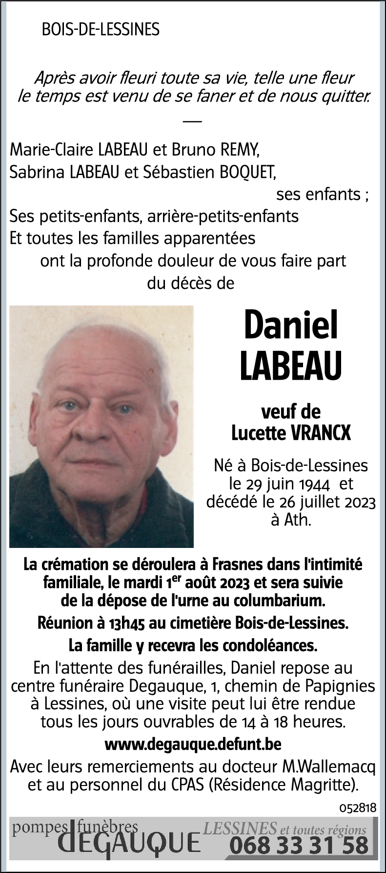 Daniel LABEAU