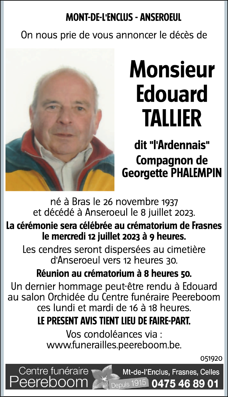 Edouard TALLIER