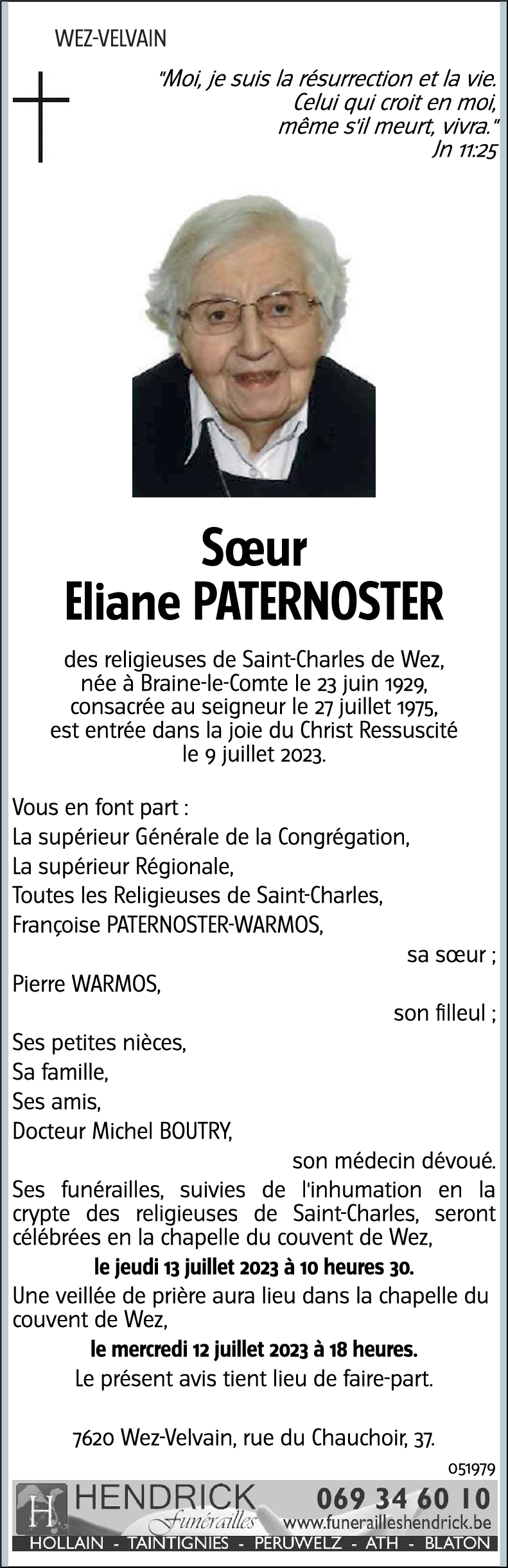 Eliane PATERNOSTER