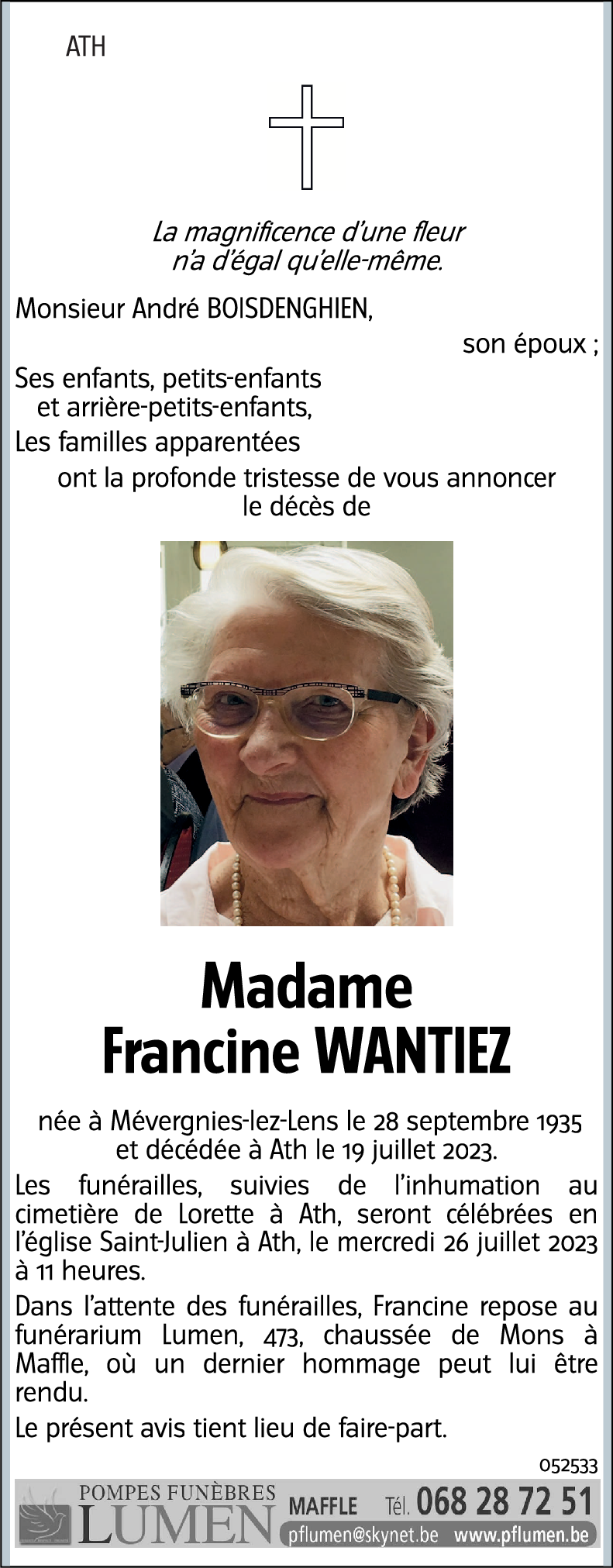 Francine WANTIEZ