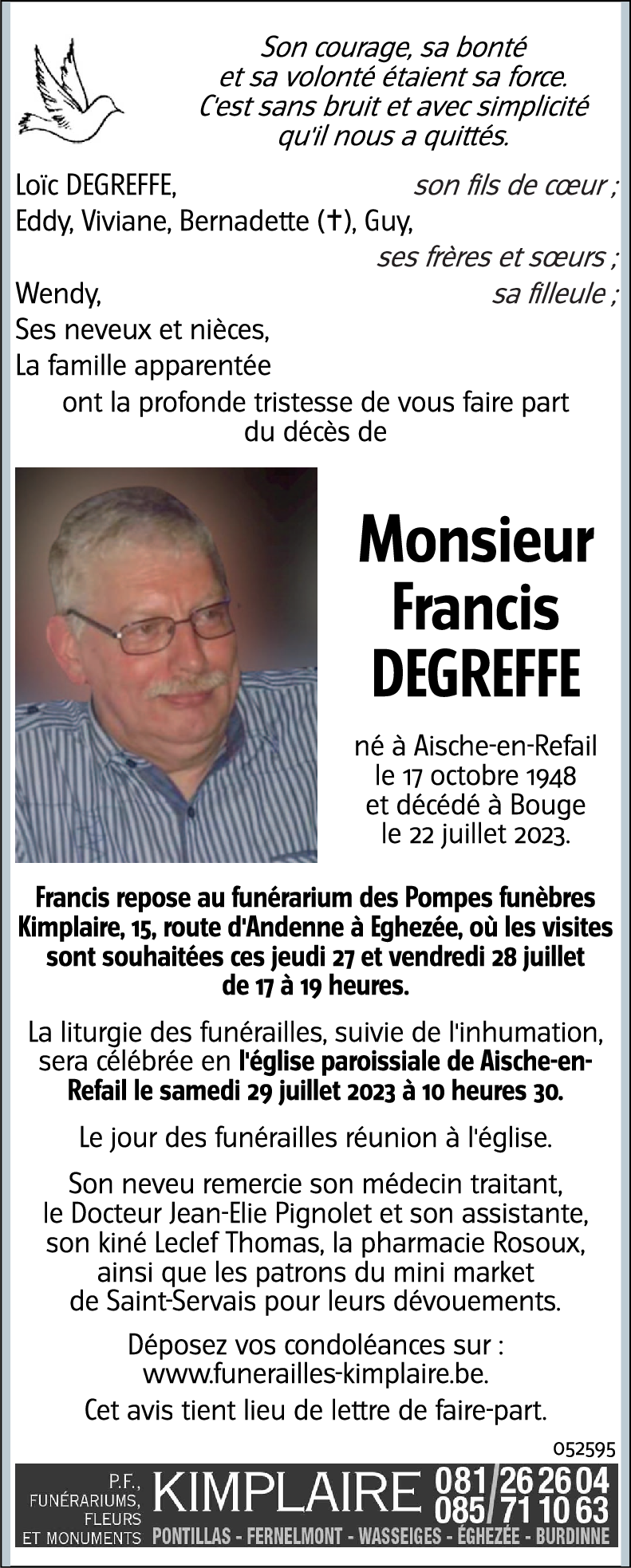 Francis DEGREFFE