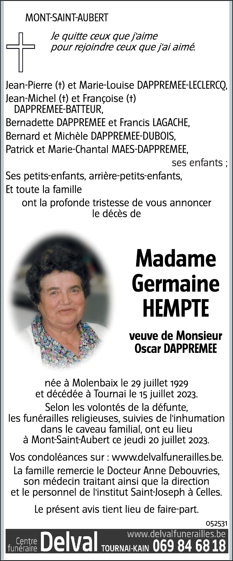 Germaine HEMPTE