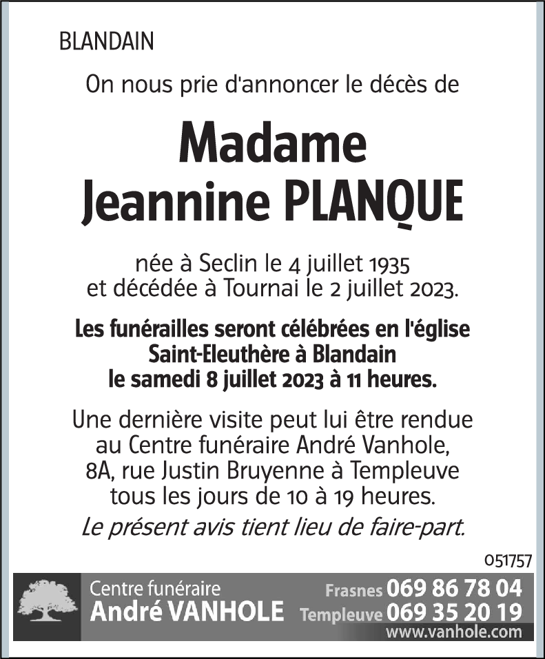 Jeannine PLANQUE