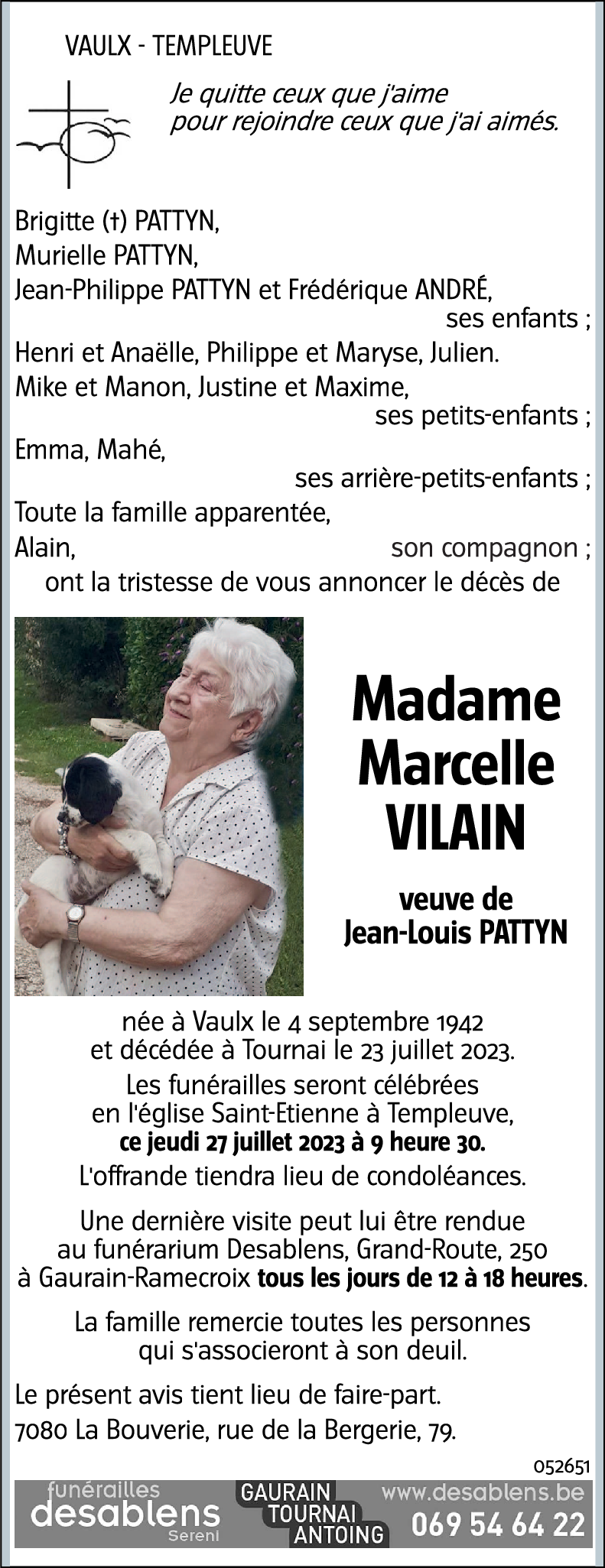 Marcelle VILAIN