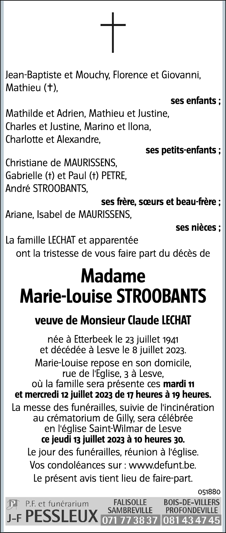 Marie-Louise STROOBANTS