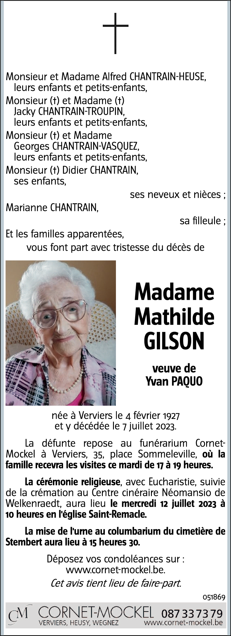 Mathilde GILSON