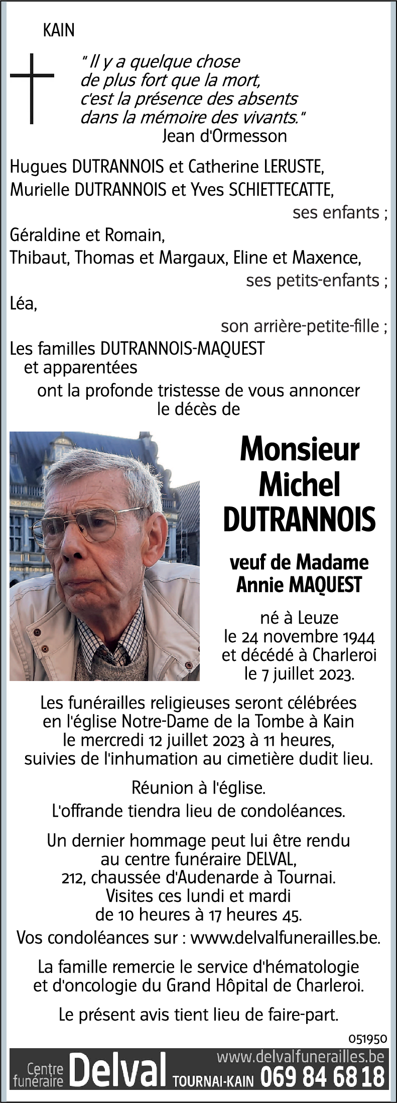 Michel DUTRANNOIS