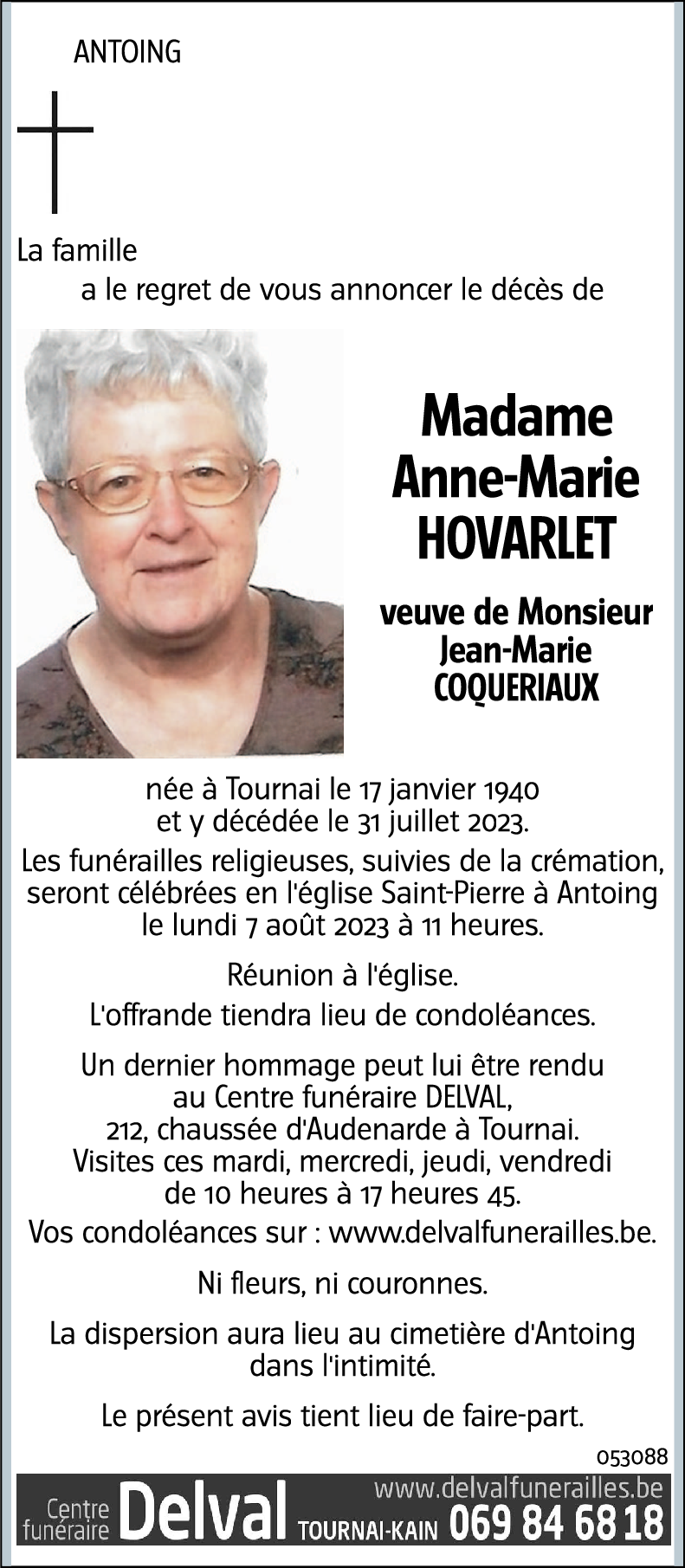 Anne-Marie HOVARLET