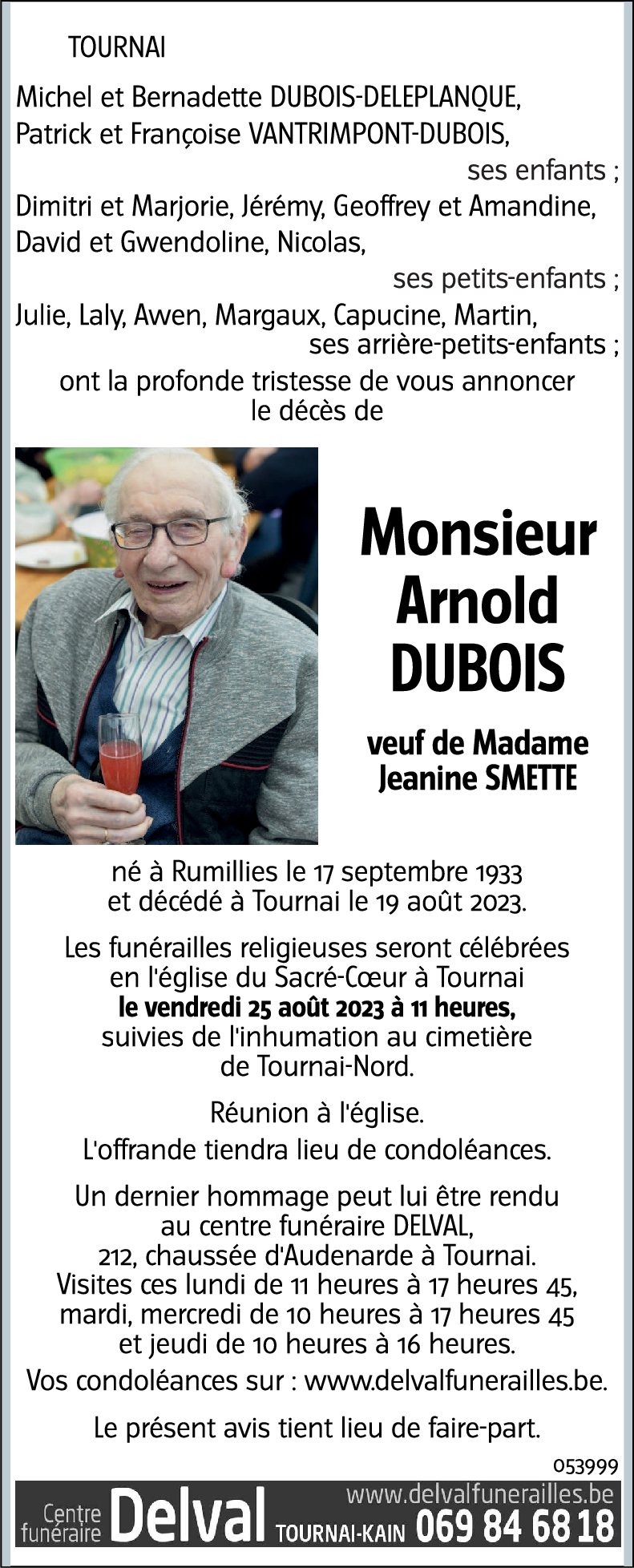 Arnold DUBOIS