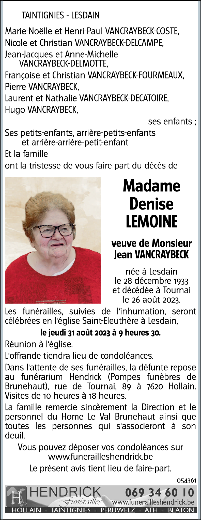 Denise LEMOINE