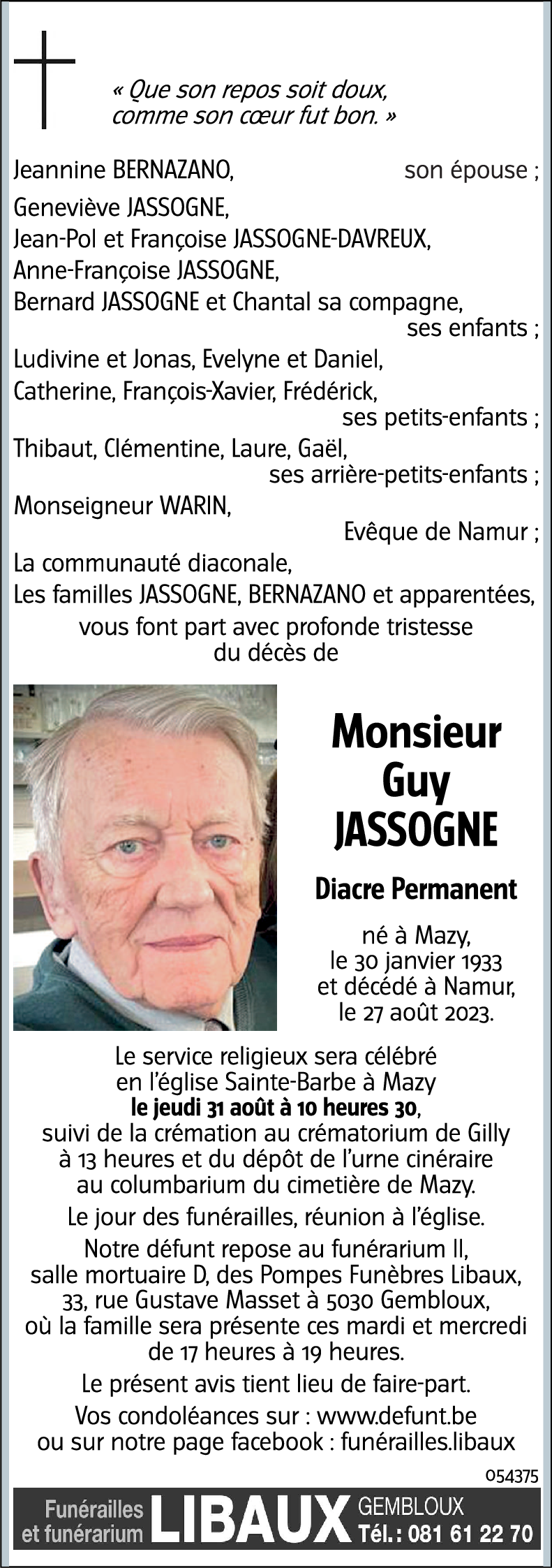 Guy JASSOGNE