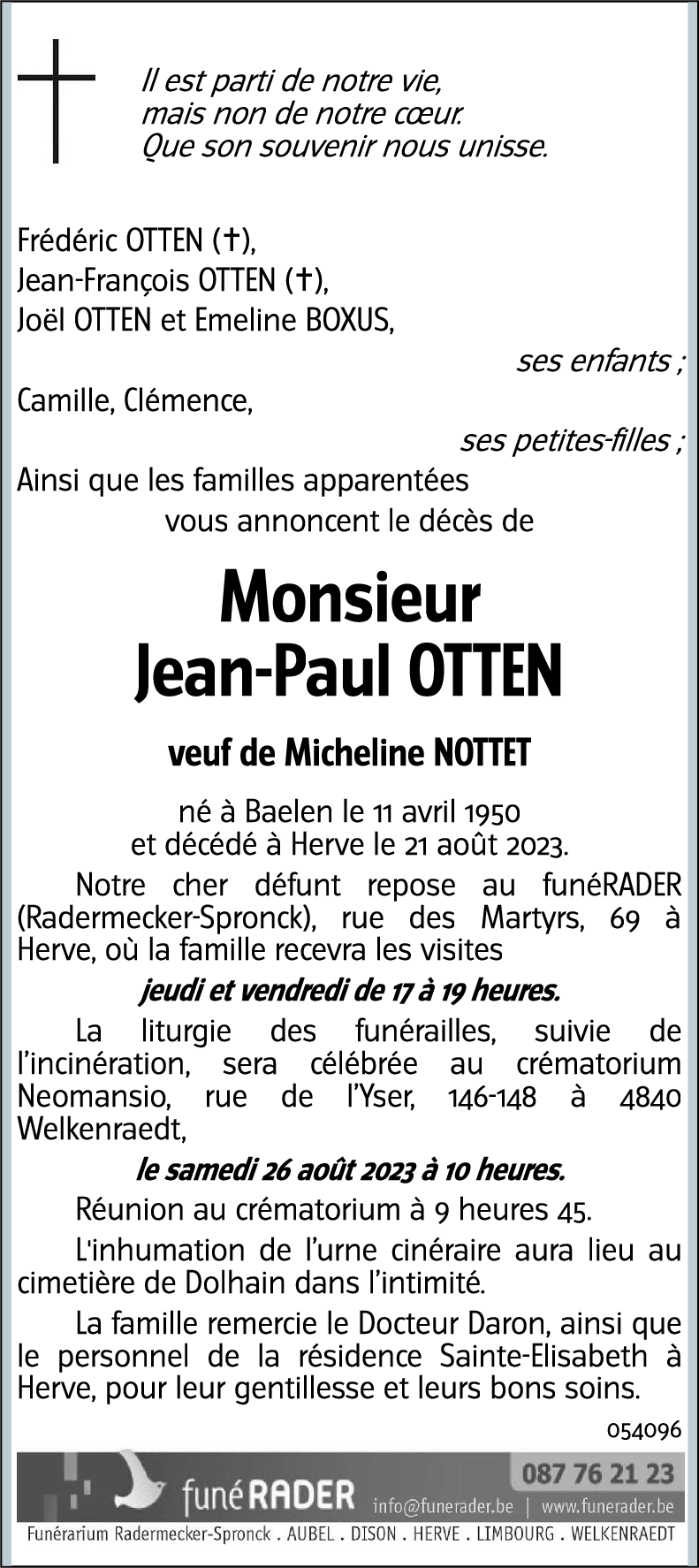 Jean-Paul OTTEN