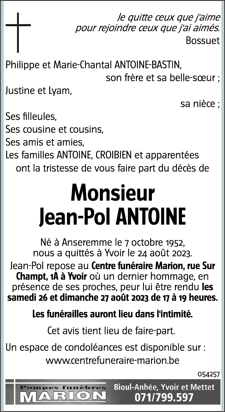 Jean-Pol ANTOINE