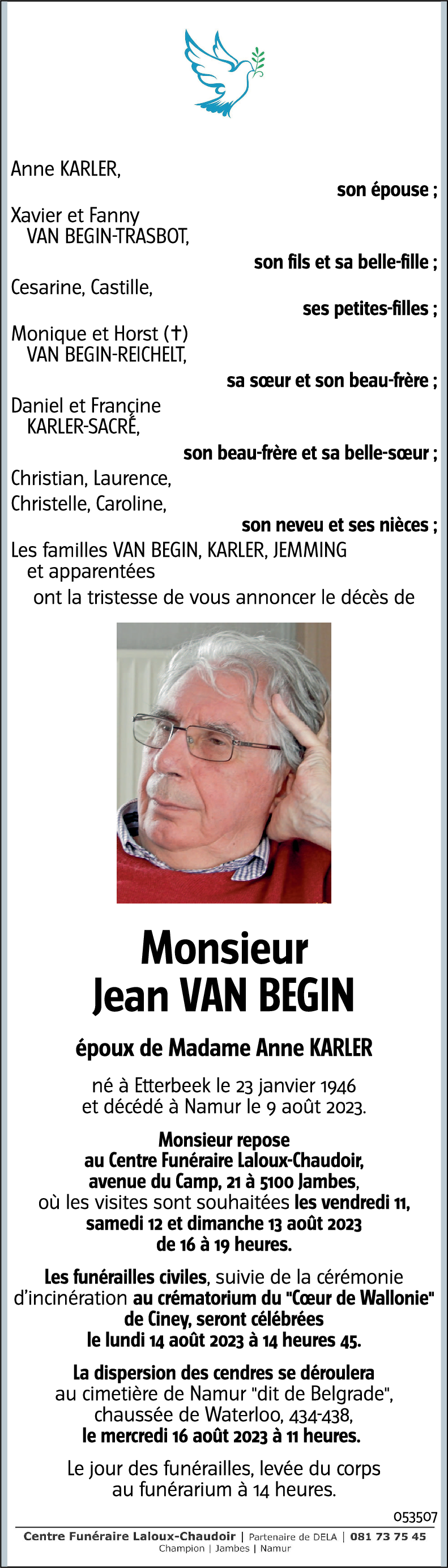 Jean VAN BEGIN