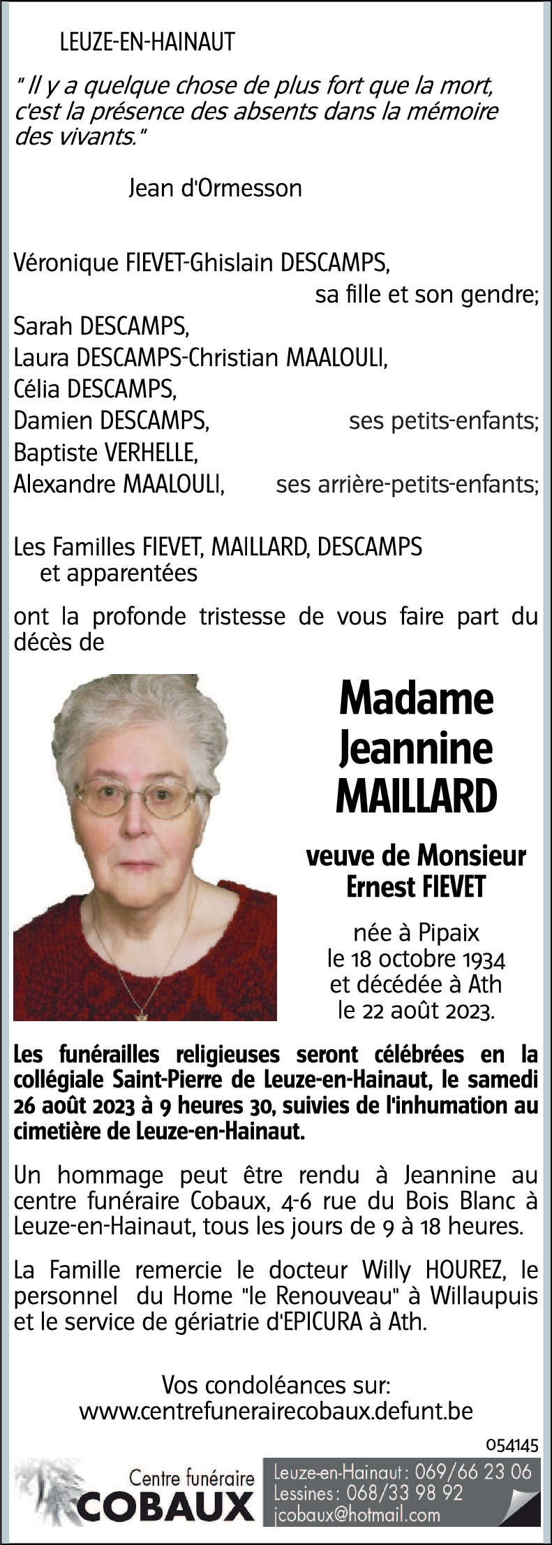 Jeannine Maillard