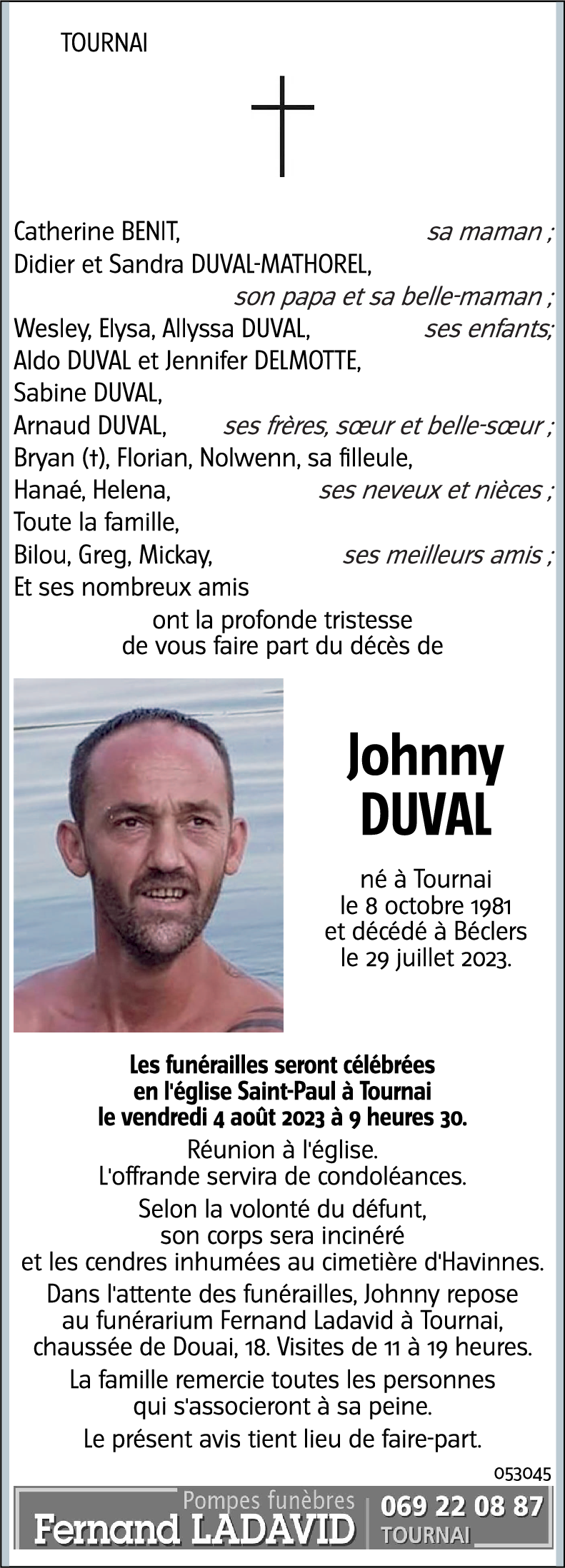 Johnny DUVAL