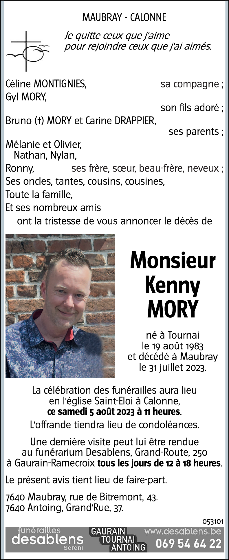 Kenny MORY