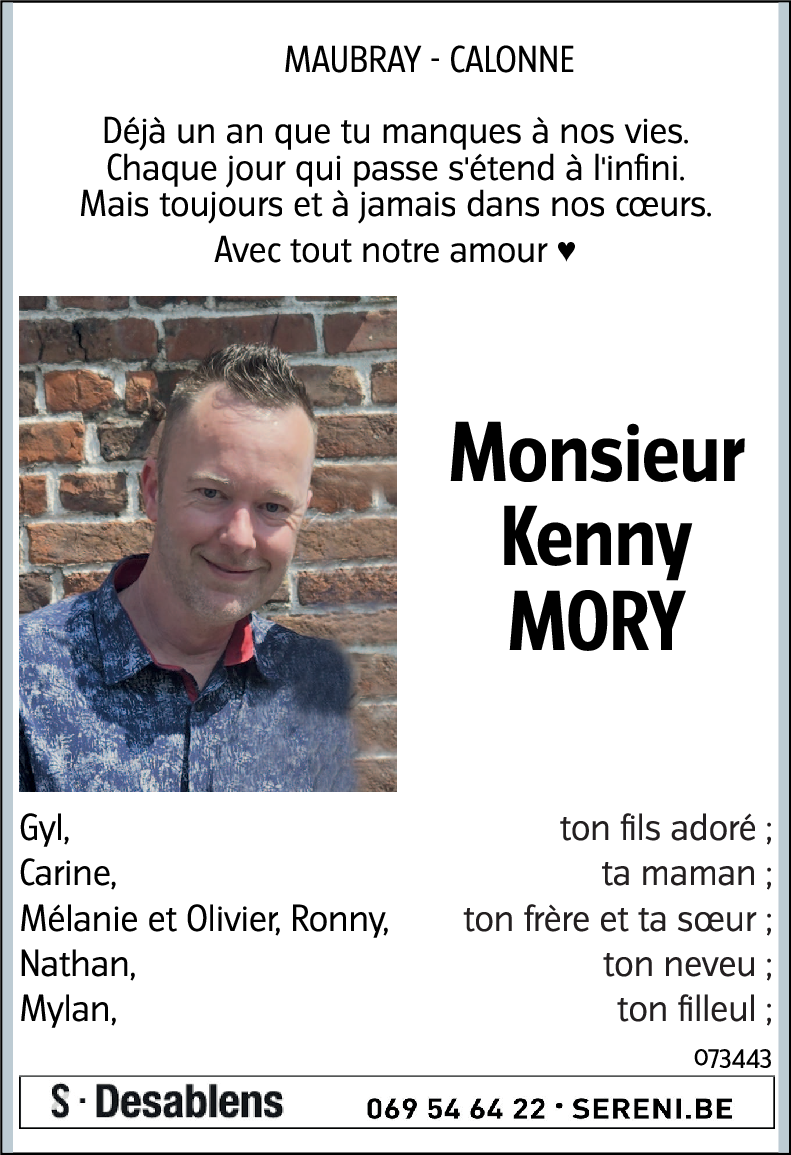 Kenny MORY