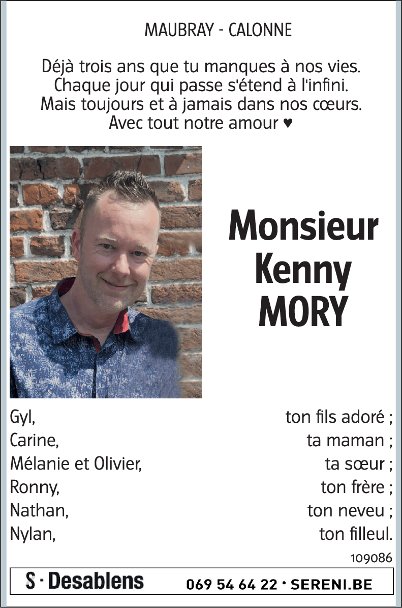 Kenny MORY