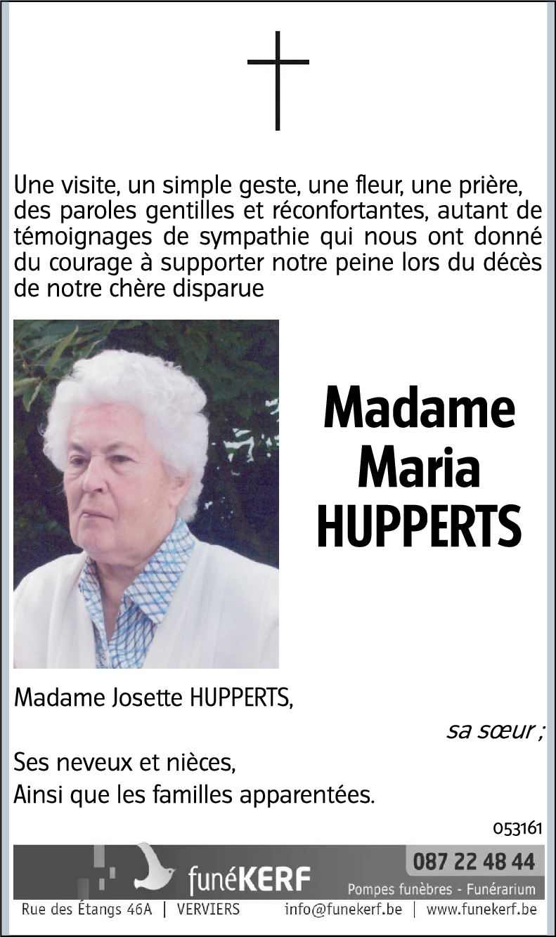 Maria HUPPETS