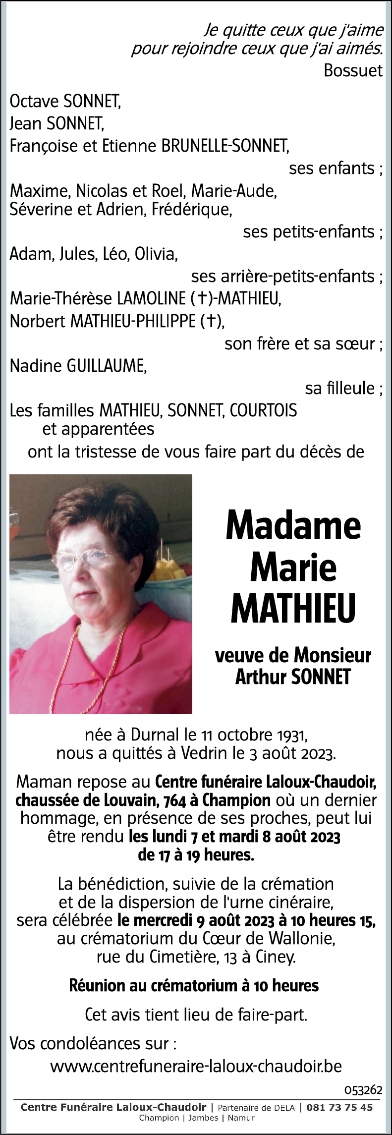 Marie MATHIEU