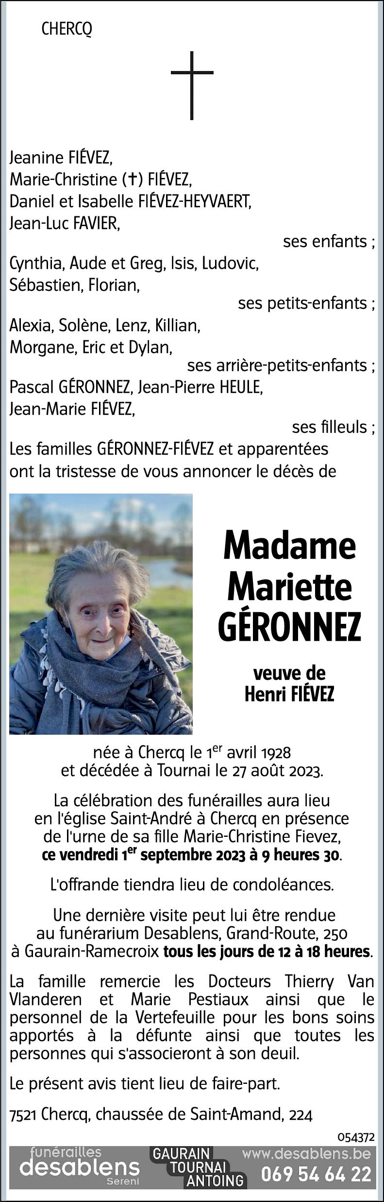 Mariette GÉRONNEZ